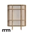 Airy Oak Cabinet | Transparent and Elegant 3D model small image 4