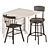 NORDEN Gateleg Table Set 3D model small image 3