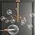 Elegant Ball Chandelier - Gallotti & Radice 3D model small image 1