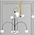 Minimalist LED Chandelier Collection 3D model small image 3