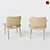 Fugu Chair: Modern and Elegant 3D model small image 2