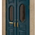 Classic Swing Door 1600mm - 3D Max & OBJ(MTL) Format 3D model small image 3