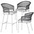 Modern CTR Armchair & Bar Chair by Tribu 3D model small image 5