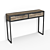 Title: Industrial Console Table Loft 1 3D model small image 6