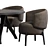 Elegant Jane Armchair: Piet Boon Design 3D model small image 2