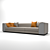Modern 3-Person Sofa 3D model small image 4