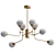 PikArt White Berries Chandelier 3D model small image 1