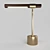 Kemi 42.4047 Table Lamp: Modern Brass and Wood Design 3D model small image 1