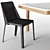 Modern Flexform Gustav Table & Isabelle Chair Set 3D model small image 3