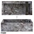 Luxurious Mura Marble Bathtub 3D model small image 1