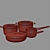 Sleek Serax Pietboon Cookware 3D model small image 2