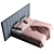 Bona Bed - King Size delight 3D model small image 2