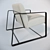 Vince Lounge Chair: Sleek and Comfortable 3D model small image 2