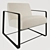 Vince Lounge Chair: Sleek and Comfortable 3D model small image 5