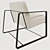 Vince Lounge Chair: Sleek and Comfortable 3D model small image 7