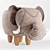 Elephant Bean Bag Chair 3D model small image 3