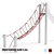 Kompan Freestanding Slide - 2.4m Excitement! 3D model small image 2
