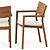 KOS Armchair: Sleek Design, Ultimate Comfort 3D model small image 2