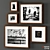 IKEA Dark Brown Frame: Stylish and Durable 3D model small image 2