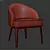 Cersie Elegant Dining Chair 3D model small image 2