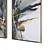 Gray Adventure Giclee Canvas Art - Hand-finished with Gold Leaf Accents - 126x65x5cm 3D model small image 6