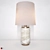 LARA W Brass and Marble Table Lamp 3D model small image 1