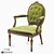 Elegant Promenade Chair 3D model small image 1