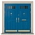 Classic 3D Max Door: 1800mm x 2000mm 3D model small image 1