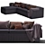 Contemporary Collins Sofa 3D model small image 1