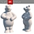 Rubber Bear Toy 3D model small image 4