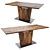 Florence Extendable Dining Table 3D model small image 1