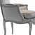 Elegant L.XV Armchair: Classic Comfort 3D model small image 5