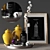 Cotton Decor Set: Stylish and Versatile 3D model small image 1