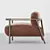 Cozy Lounge Armchair 3D model small image 2