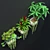 Green Oasis Wall Plant Set 3D model small image 3