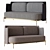 Sleek Minotti Sofa Tape 3D model small image 1