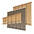 Elegant Wood Blinds: 180cm Width 3D model small image 1