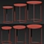 Dainna Nesting Tables: Stylish and Space-Saving 3D model small image 2