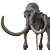 Mammoth Fossil: High-Res Skeleton 3D model small image 2