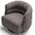 Stylish Natuzzi Couture Sofa 3D model small image 3