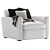 EDMOND Chair: Stylish and Modern 3D model small image 1