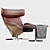 B&B Italia Almora Armchairs: Exquisite Design for Ultimate Comfort 3D model small image 1