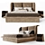 Elegant Bed & Table: Vittoria Frigerio Appiani & Contarini 3D model small image 1