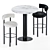 Modern Minimalist Bar Set 3D model small image 1