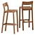 KOS Bar Chair: Sleek Design, Superior Comfort 3D model small image 1