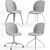 GUBI Beetle Chairs: Stylish & Functional Seating 3D model small image 4