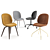 GUBI Beetle Chairs: Stylish & Functional Seating 3D model small image 5