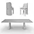 Modern Table and Chair Set 3D model small image 2