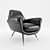 Minotti Albert & Ile Armchairs: Vintage Flair and Retro Chic 3D model small image 1