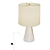 Elegant Baker Brass Waistline Table Lamp 3D model small image 3